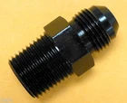 Russell 660493 Straight Male Adapter Fitting AN8 -8 8AN Flare To 1/2 Npt Black New. Price: $13.95.