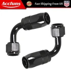 2X 90 Degree Swivel Hose Line End Fitting Adaptor Fuel Oil AN8 Black New. Price: $11.09.
