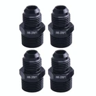 4PCS Straight Flare Male To 3/8"NPT Adapter Fitting Bare Aluminum New. Price: $10.99.
