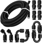 6AN Nylon Braided E85 Ptfe Fuel Line 20FT 10 Fittings Separator Clamp Hose Kits New. Price: $67.77.