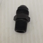 Earls Plumbing AT981666ERL Straight Aluminum -6AN To 3/8" Npt Adapter Black New. Price: $11.24.