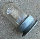 Vintage Steber Industrial Glass Clear Globe Light Fixture C-144 Used. Price: $37.49.