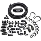 Snow Performance 10AN Braided Stainless Fuel Line Kit - Black New. Price: $740.37.
