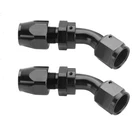 Lokocar 4AN Hose End Fitting 45 Degree Swivel For Cpe Braided Black 2PCS New. Price: $12.99.