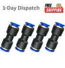 4 Pack Fuel Line Connector 3/8 Od Pneumatic Nylon Tube Hose Union Quick New. Price: $16.91.