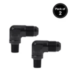 Lokocar 6AN To 1/8" Npt Male 90 Degree Fitting Union Adapter Aluminum Black 2PCS New. Price: $14.99.