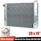 28"X19" Universal High Performance Aluminum Row Radiator Chevy Gm Sbc Bbc New. Price: $116.88.