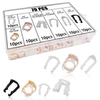 Hhzl Fuel Line Retainer Clips, 3/8" & 5/16" Durable Nylon Gas Tank 70PCS New. Price: $11.21.