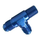 Nytrex Fitting 173242; To Npt Tee Aluminum -06AN 1/4" New. Price: $18.81.