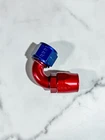 #12 Degree Fixed Hose End Aluminum Blue/red Comparable To Xrp 112012 New. Price: $28.00.
