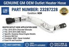 23287228 Gm Oem 2015-2016 Silverado Sierra 6.6 Duramax Outlet Heater Hose New. Price: $96.99.