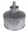 94469 11" Center Spout Body Rest Funnel, Galvanized, Heavy Duty, 12 Quart New. Price: $69.15.