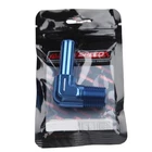 Adlerspeed 1/2" Npt To 5/8" Barbs 90 Degree Aluminum Fitting Adapter Blue Usa New. Price: $10.10.