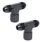 Lokocar 8AN Tee Fitting Adapter With AN8 Female Swivel On Side Black 2PCS New. Price: $16.99.