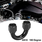 AN10 180 Degree Female Swivel Coupler Car Fuel Oil Hose Fitting Adapter Black New. Price: $15.99.