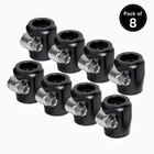 8AN Flexible Rubber Hose Clamp Connector Fits For 1/2INCH Fuel Gas Oil 8PCS New. Price: $12.99.
