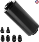 Bartoo Universal 50MM 100 Micron Inline Fuel Filter With 6AN 8AN 10AN Adapter New. Price: $41.75.