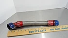 Aeroquip Stainless Braided Line Hose W/-20AN 45 Degree Fitting Reusable 15" Used. Price: $50.00.