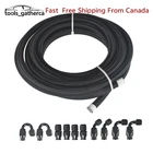 -8AN Black Nylon E85 Ptfe Fuel Line 20FT 10 Fittings Hose Kit New. Price: $58.53.