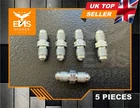 5X Brake Pipe Joiners Connectors 10MM 1MM 2 Way Inline Male For 3/16" Ems New. Price: $8.11.