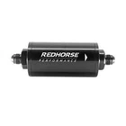 Redhorse Fuel Filter 4651-06-2; 40MIC Stainless Mesh, Black Anodized -06AN Male New. Price: $60.34.