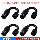 X2/X4/X8 AN-6 AN6 180 Deg Swivel Fuel Oil Gas Line Hose End Fitting Adapter-us New. Price: $12.74.