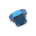 Russell O-ring Boss Fitting 660260; Orb Plug Blue Anodized -04 Male Straight New. Price: $7.98.