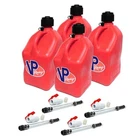 Vp Racing Red 4 Pack / Fill Hoses And Ball Valve Square Fuel Jug Alcohol Imca New. Price: $139.99.