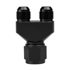 Krd Performance Aluminum Y Block Adapter Female 8AN-MALE 2 X 8AN, Black New. Price: $51.63.