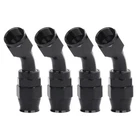 4AN Ptfe Hose End Fitting Adapter 45 Degree Fits For Only Black 4PCS New. Price: $18.99.