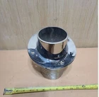 Buck Algonquin 00TE400 Chrome Plated Bronze 4", 16 Transom Exhaust Port Flange Used. Price: $160.00.