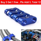 10AN Hose Separator Clamp For 5/8 Oil/fuel Line Aluminum Adapter Black 4PC New. Price: $8.99.