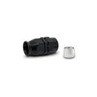 Vibrant Fuel Hose Fitting 28008; Ptfe End Black Anodized -08AN Straight New. Price: $18.50.