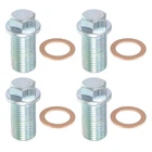 Autohaux Pcs M14X1.5 Steel Engine 0.75"X1.30", Silver Tone, Copper New. Price: $14.31.