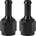 6AN Female To Barb Hose Fitting 5/16, Black, Straight - 2PCS New. Price: $32.51.