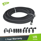 Nylon E85 Ptfe Fuel Line 20FT 10 Fittings Hose Kit Black 8AN New. Price: $60.69.