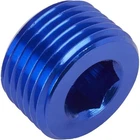 Speedway Motors Anodized Aluminum Allen Pipe Plugs Fittings, 3/8" Inch Npt New. Price: $14.99.