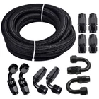 3/8 6AN 20FT, Nylon Stainless Steel Braided Line Oil/gas/fuel Hose End F... New. Price: $80.54.