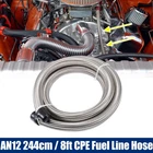 8FT AN12 Car Braided Stainless Steel Cpe Oil Fuel Gas Line Hose Silver Tone New. Price: $31.78.