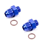 Fragola Performance O-ring Radius Fittings- #8 X 9/16"-18 (6)- 495102- Lot Of New. Price: $7.00.