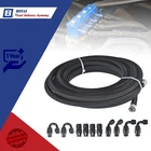 High Quality 20FT 10 Fittings Hose Kit E85 Black 8AN Nylon Ptfe Fuel Line New. Price: $55.04.