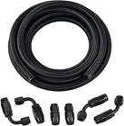 Evil Energy 6AN Fuel Line KIT,AN6 Braided Nylon Hose Cpe 10FT, Black New. Price: $56.94.