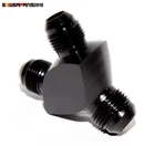 Emusa 1X AN10 10AN Male To 2X AN8 8-AN 3-WAY Y-block Black Fitting Adapter New. Price: $14.98.