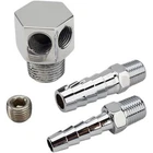 Speedway Motors Vacuum And Brake Booster Port, 1/4" & 3/8" Hose Barb Fittings New. Price: $32.99.