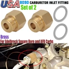 2X 8090 Fuel Line Fitting Kit Inverted Flare For Edelbrock Square Bore Afb Carbs New. Price: $31.39.