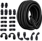 Lokocar 6AN Fuel Line Kit, Nylon Braided Hose Fitting Cpe 10FT New. Price: $57.99.