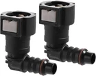 Autohaux 2PCS Car 3/8 Fuel Line Quick Connector Nylon Hose Black New. Price: $14.76.