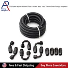 20FT 8AN 1/2" Nylon Braided Line Kit W/ Oil/gas/fuel Hose Fittings Adapter New. Price: $58.25.