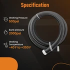 Heat Resisting 20AN Nylon Braided Stainless Steel Hose Fuel Line 5FT 1X New. Price: $43.22.
