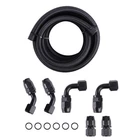 AN10 12FEET Steel Nylon Braided Oil Fuel Line Hose End Fitting Adaptor Kit Black New. Price: $42.99.